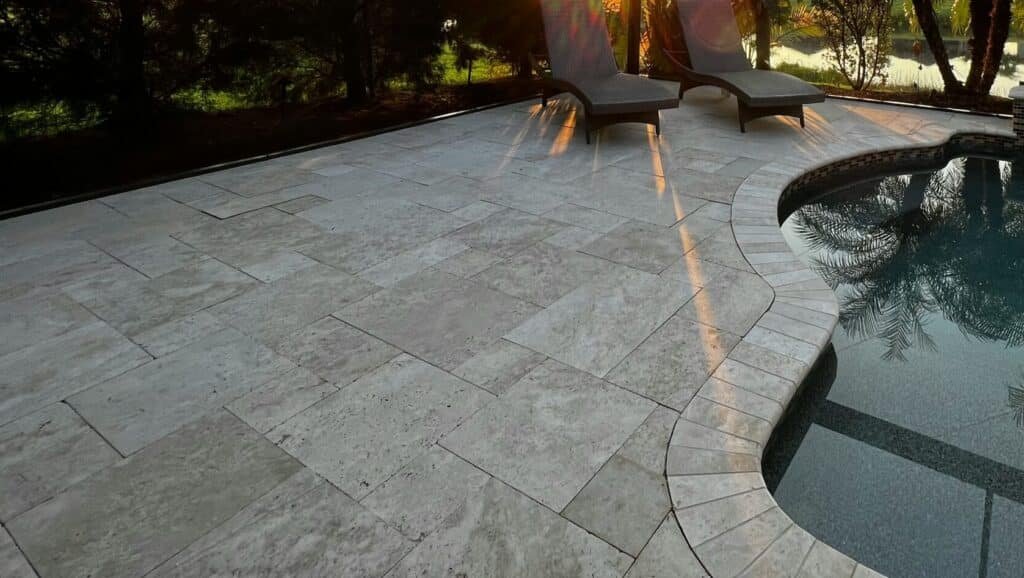 concrete patio