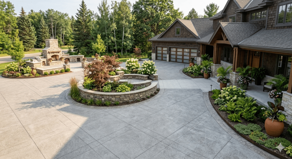 home concrete patio