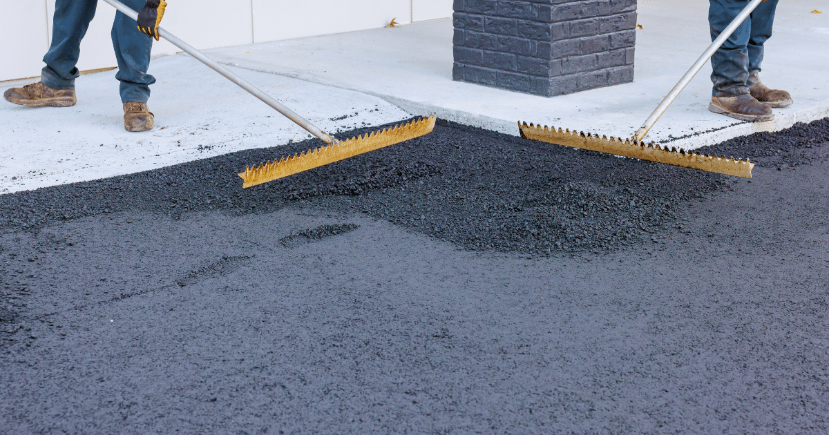 Commercial concrete work being done by professionals with many years of experience in Huntertown